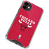 NBA Chicago Bulls Red Distressed iPhone 12 Clear Case