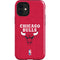 NBA Chicago Bulls Red Distressed iPhone 12 Mini Impact Case