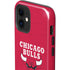 NBA Chicago Bulls Red Distressed iPhone 12 Mini Impact Case