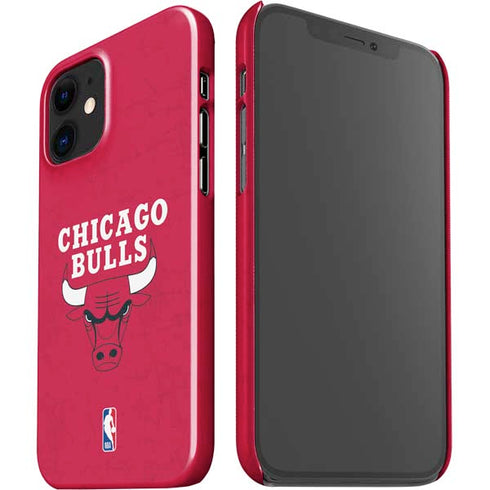 NBA Chicago Bulls Red Distressed iPhone 12 Mini Lite Case