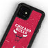 NBA Chicago Bulls Red Distressed iPhone 12 Mini Waterproof Case