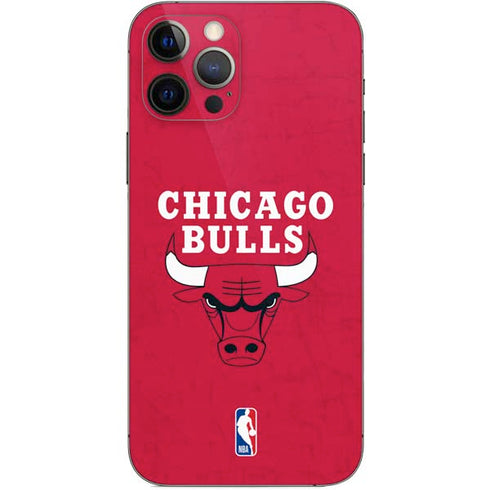 NBA Chicago Bulls Red Distressed iPhone 12 Pro Skin