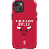 NBA Chicago Bulls Red Distressed iPhone 13 Impact Case