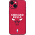 NBA Chicago Bulls Red Distressed iPhone 13 Mini Skin