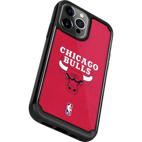 NBA Chicago Bulls Red Distressed iPhone 13 Pro Cargo Case