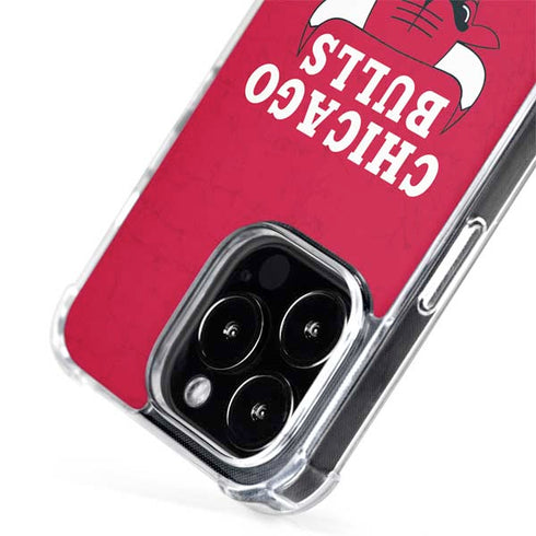NBA Chicago Bulls Red Distressed iPhone 13 Pro Max MagSafe Case