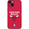 NBA Chicago Bulls Red Distressed iPhone 14 Plus Skin