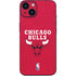 NBA Chicago Bulls Red Distressed iPhone 14 Plus Skin