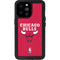 NBA Chicago Bulls Red Distressed iPhone 14 Pro Max Waterproof Case
