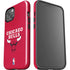 NBA Chicago Bulls Red Distressed iPhone 15 Impact Case