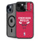NBA Chicago Bulls Red Distressed iPhone 15 Kickstand Case