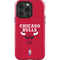 NBA Chicago Bulls Red Distressed iPhone 15 Pro Impact Case