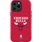 NBA Chicago Bulls Red Distressed iPhone 15 Pro Max Impact Case