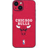 NBA Chicago Bulls Red Distressed iPhone 15 Skin