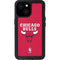 NBA Chicago Bulls Red Distressed iPhone 15 Waterproof Case