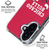 NBA Chicago Bulls Red Distressed iPhone 16 Clear Case