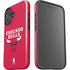 NBA Chicago Bulls Red Distressed iPhone 16 Impact Case