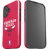 NBA Chicago Bulls Red Distressed iPhone 16 Plus Impact Case
