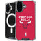 NBA Chicago Bulls Red Distressed iPhone 16 Plus MagSafe Case