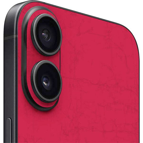 NBA Chicago Bulls Red Distressed iPhone 16 Plus Skin