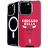 NBA Chicago Bulls Red Distressed iPhone 16 Pro MagSafe Case