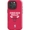 NBA Chicago Bulls Red Distressed iPhone 16 Pro Max Impact Case