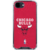 NBA Chicago Bulls Red Distressed iPhone 16e Clear Case