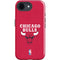 NBA Chicago Bulls Red Distressed iPhone 16e Impact Case