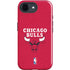NBA Chicago Bulls Red Distressed iPhone 16e Impact Case