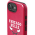 NBA Chicago Bulls Red Distressed iPhone 16e Impact Case