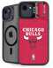 NBA Chicago Bulls Red Distressed iPhone 16e Kickstand Case