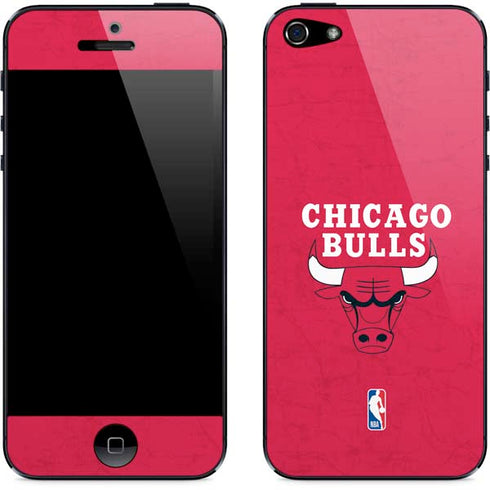 NBA Chicago Bulls Red Distressed iPhone 5/5s/5SE Skin
