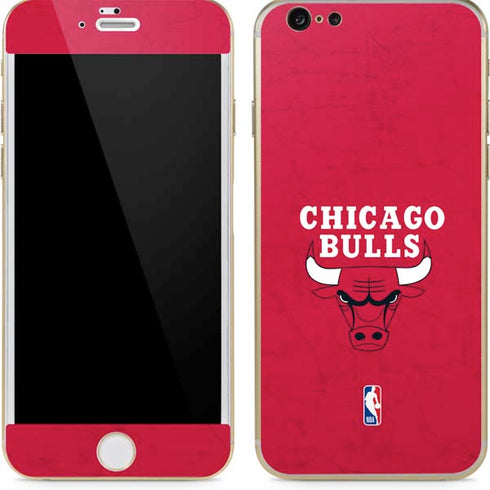 NBA Chicago Bulls Red Distressed iPhone 6/6s Skin