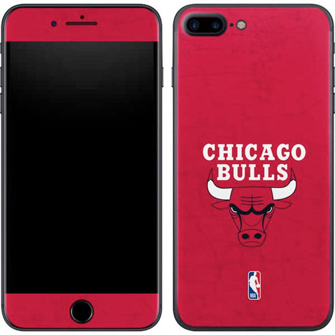 NBA Chicago Bulls Red Distressed iPhone 7 Plus Skin