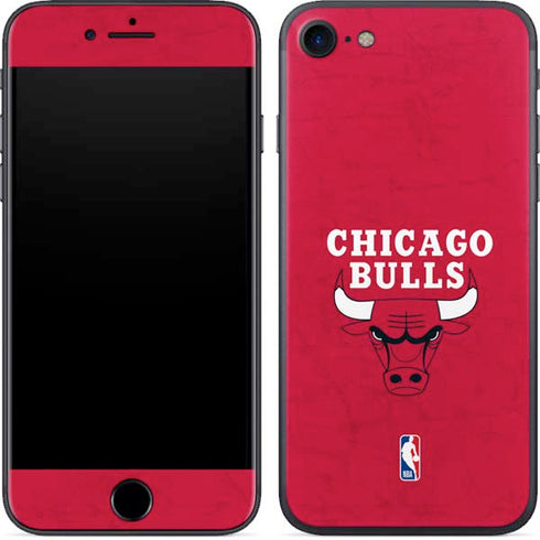 NBA Chicago Bulls Red Distressed iPhone 7 Skin