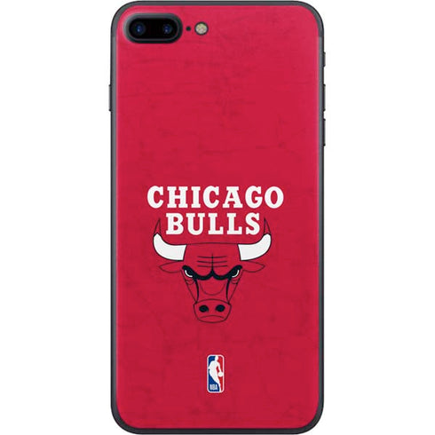 NBA Chicago Bulls Red Distressed iPhone 8 Plus Skin