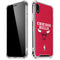 NBA Chicago Bulls Red Distressed iPhone XR Clear Case