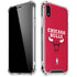 NBA Chicago Bulls Red Distressed iPhone XR Clear Case