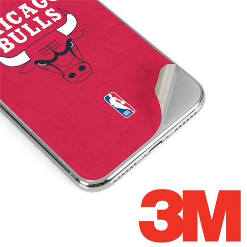 NBA Chicago Bulls Red Distressed iPhone XR Skin