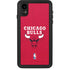NBA Chicago Bulls Red Distressed iPhone XR Waterproof Case