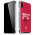 NBA Chicago Bulls Red Distressed iPhone XS Max Clear Case