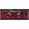NBA Chicago Bulls Red Distressed K95 RGB PLATINUM Mechanical Gaming Keyboard Skin