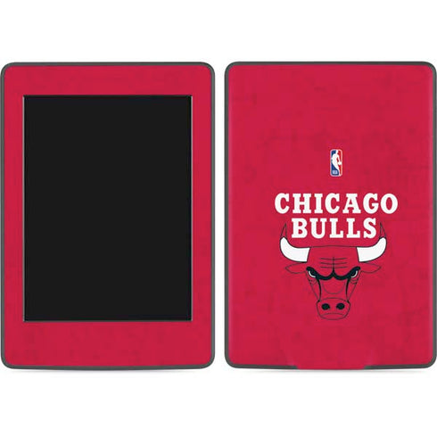 NBA Chicago Bulls Red Distressed Amazon Kindle Skin
