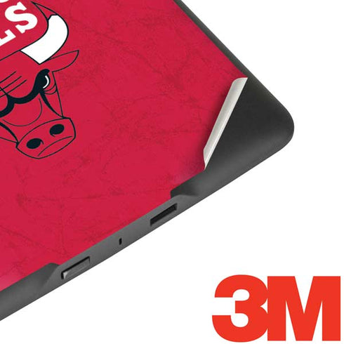NBA Chicago Bulls Red Distressed Amazon Kindle Skin