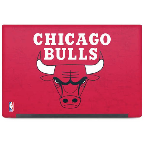 NBA Chicago Bulls Red Distressed Dell Latitude Skin