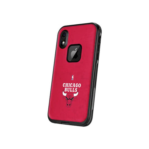NBA Chicago Bulls Red Distressed LifeProof Fre iPhone Skin