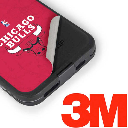 NBA Chicago Bulls Red Distressed LifeProof Fre iPhone Skin