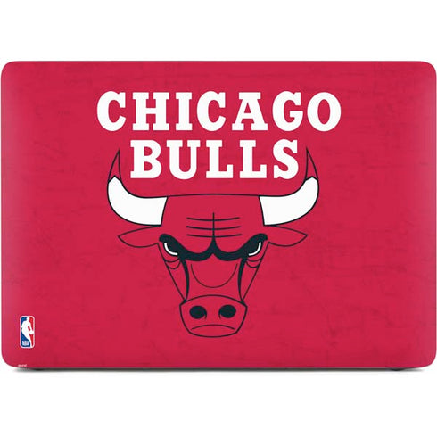 NBA Chicago Bulls Red Distressed Apple MacBook Pro 16-inch Skin