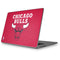 NBA Chicago Bulls Red Distressed Apple MacBook Pro 17-inch Skin