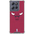 NBA Chicago Bulls Red Distressed Moto G 5G (2025) Clear Case